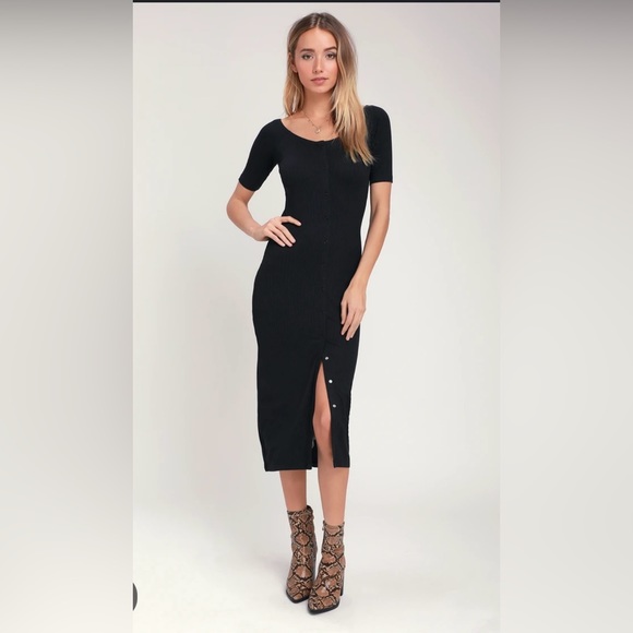 RVCA Dia Midi Dress. - Picture 1 of 10